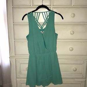 Teal Romper